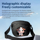 Wiilala Cross-border 3D Holographic Backpack Mobile Outdoor Advertising Display Stereoscopic Projection 3D Holographic Backpack, Supports Content Replacement Via Mobile AppSupports 5V3A Power Bank