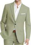 Mens Korean-style Slim-fit Two-piece Suit