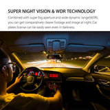 A6T 4-Inch 170° Wide Angle Full HD 1080P Car DVR Dual Lens Dash Cam Rear View Camera Video Recorder with Touch Screen