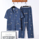 Men's Summer Short-sleeve Pants For Spring And Autumn