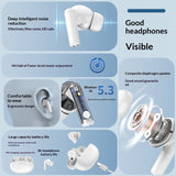 Wireless Noise-Canceling Mini Earbuds Low Power Consumption Long Battery Life