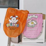 Spring And Summer Grid Pet Cute Cartoon Printed Vest
