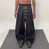 American-style Streetwear Retro Machete Jeans