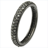 0.67 Carat Genuine TLB Diamond .925 Sterling Silver Ring
