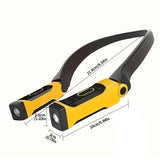 LED Neck-mounted Light For Reading And Studyinghands-free Flashlight