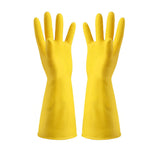Household gloves-Thick and durable-white-L size-nitrile latex material-1 pair