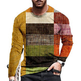 Men's T-shirt 3D Digital Printed Round Neck Fashion