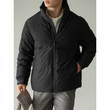 Mens Short Insulated Down Jacket Thickened Casual Outerwear