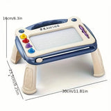 Magnetic 3-in-1 Drawing Board Toy, Draw, Write, Erase & Repeat