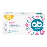 O.B Original Normal Tampon - Reliable Menstrual Hygiene for Normal to Heavy Flow Days
