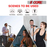 5 Core Mic Stand Round Base  Height Adjustable Universal Microphone Mount Stands