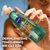 Nivea Derma Skin Clear Acne Face Wash: Deep Cleansing Salicylic Acid & Niacinamide Gel for Blemish & Pore Control, Oily & Acne-Prone Skin