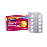 Osende 2M Methylfolate & Methylcobalamin Vitamin B12 Supplement: Fast-Absorbing Orally Disintegrating Tablets for Nerve & Brain Health