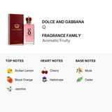Q by Dolce & Gabbana Perfume for Women EDP Spray 3.4 oz