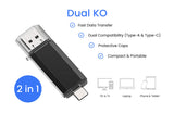 KO II Dual USB 3.1 Flash Drive Unprinted