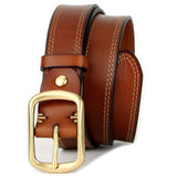 Vintage Distressed Belt Made From Full-grain Cowhide