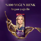 Wella Koleston Intense Ash Blonde Hair Dye: 100% Gray Coverage, Long Lasting Color, Argan Oil - Light Ash Pearl Blonde