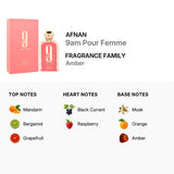 Afnan 9 AM Pour Femme EDP Spray 3.4 oz