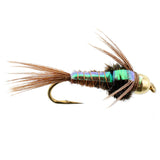 Basics Collection - Beaded Pheasant Tail Nymph Assortment - 10 Flies #14-18
