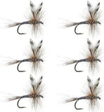 Barbless Adams Classic Dry Fly - Set of 6 - Hook Size 16