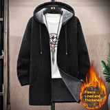 Men's Mid-Length Knitted Cardigan Coat Casual And Versatile