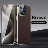 New High End Genuine Leather Phone Case Full Body Drop Proof Design