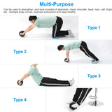 Ab Roller Wheel Fitness Exercise with Knee Pads
