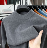 Mens Mock-Neck Sweater Base Layer