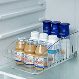 Transparent Pulley Refrigerator Storage Box With Dividers
