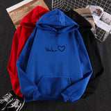 New Mens And Womens Fleecelined Insulated Hooded Sweatshirt