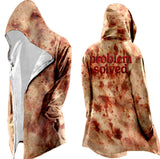 Mens Mid-Length Digital-Print Abstract Cape