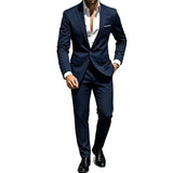 Mens Two-Piece Business Professional Formal Suit