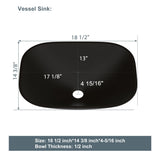 Above Counter Artistic Tempered Glass Bathroom Sink Transparent Counter Top Bathroom Single Bowl Vessel Basin
