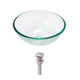 Above Counter Artistic Tempered Glass Bathroom Sink Transparent Counter Top Bathroom Single Bowl Vessel Basin