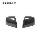 ABS Mirror Covers for Model 3/Y | 4 Finishes | 3M Tape | Scratch Protection | 3 Versions