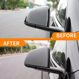 ABS Mirror Covers for Model 3/Y | 4 Finishes | 3M Tape | Scratch Protection | 3 Versions