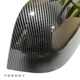 ABS Mirror Covers for Model 3/Y | 4 Finishes | 3M Tape | Scratch Protection | 3 Versions