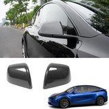 ABS Mirror Covers for Model 3/Y | 4 Finishes | 3M Tape | Scratch Protection | 3 Versions