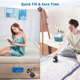 AC DC12V Electric Air Pump Inflator with 3 Nozzle
