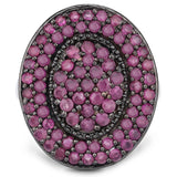3.11 Carat Genuine Ruby .925 Sterling Silver Ring