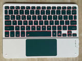 Bluetooth Keyboard With Touch For Mobile Phone Tablet Wireless Rechargeable