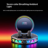 Iridescent RGB Ambient Light Car Wireless Charging Stand