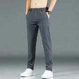 Straight-leg Mens Trousers Loose-fit And Casual