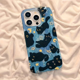 Phantom Cat Compatible Phone Hard Case New Feather Yarn Design