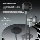 KP-238 Wired Earphones With In-Line Controls USB-C Connector Semi-In-Ear Design High Volume High Sound Quality Low Latency Gaming-Ready Hot-Selling Item In Stock