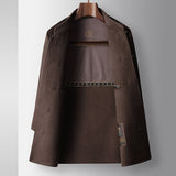 Men's Woolen Coat Chinese Stand-up Collar Wool Warm Jacket