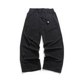 Cotton And Linen Casual Trousers Retro Plus Size Fashion Linen Men's Wide Leg Pants