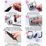 Acrylic Nail Drill Machine 20000RPM with 6 Bits Cuticle Grinder Kit