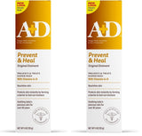 A+D Original Diaper Rash Ointment Prevents & Treats Diaper Rash, Moisturizing Skin Protectant with Vitamins A & D, Healing Skin Ointment for Dry and Cracked Skin 4oz