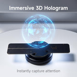Wiilala LS-12 Ultra HD Mini 3D Holographic Fan, USB 5V3A Power Supply, APP Control, Built-in Speaker For Shop Promotion Holiday Event Decoration